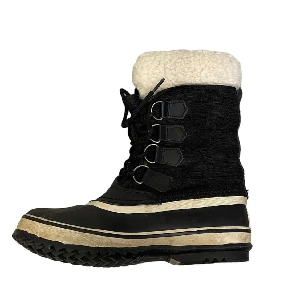 SOREL Women’s Winter Waterproof Carnival Snow Boot Black 7
